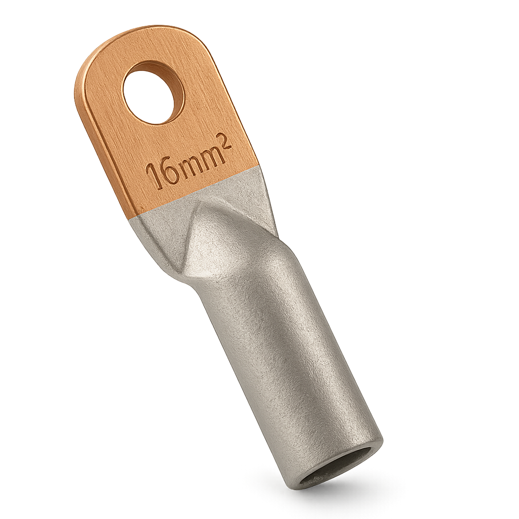 TERMINAL BIMETÁLICO  16 mm² OJAL Ø 8.5 mm