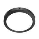 PLAFÓN LED CIRCULAR NEGRO 24W 6000K