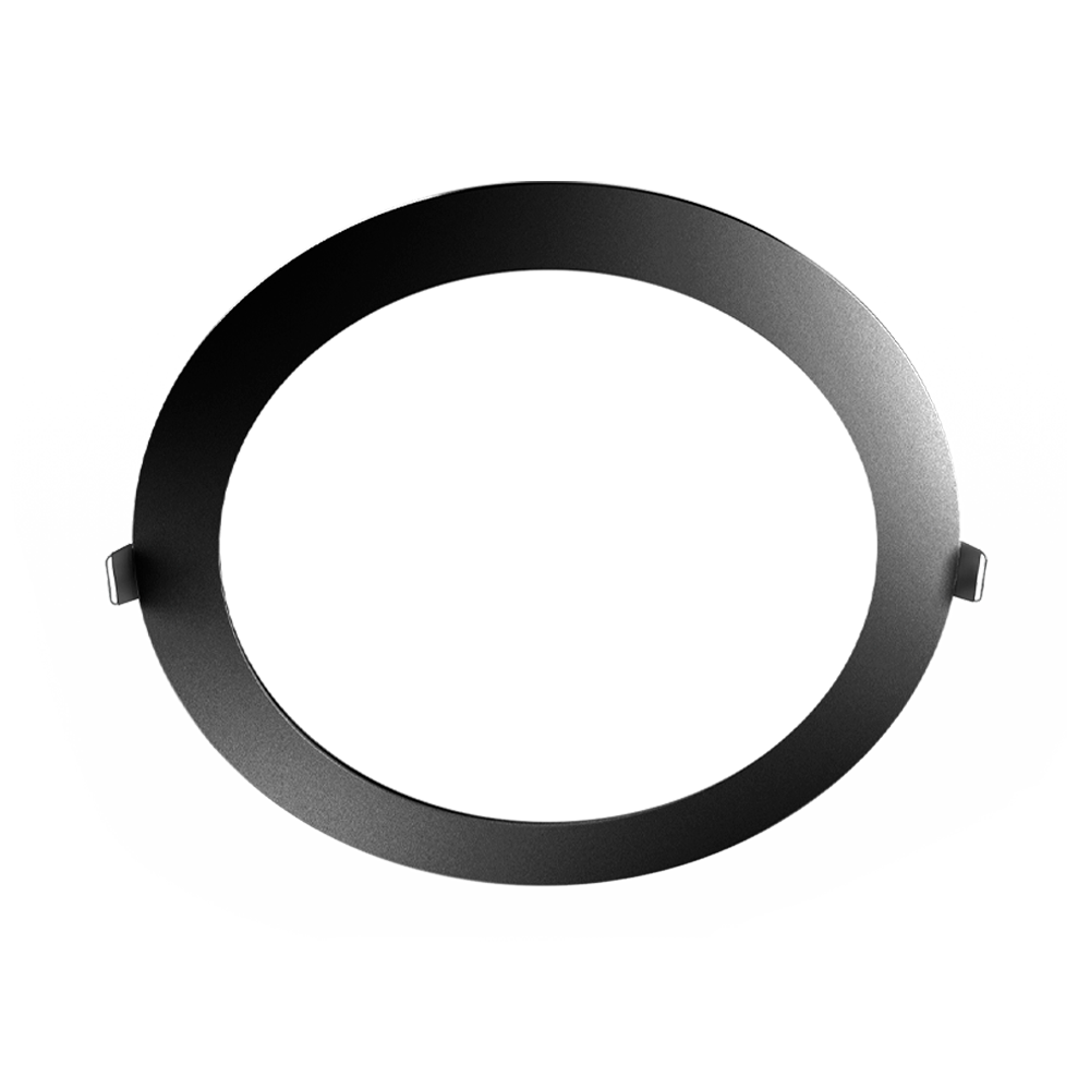 PANEL LED CIRCULAR NEGRO 18W 6000K