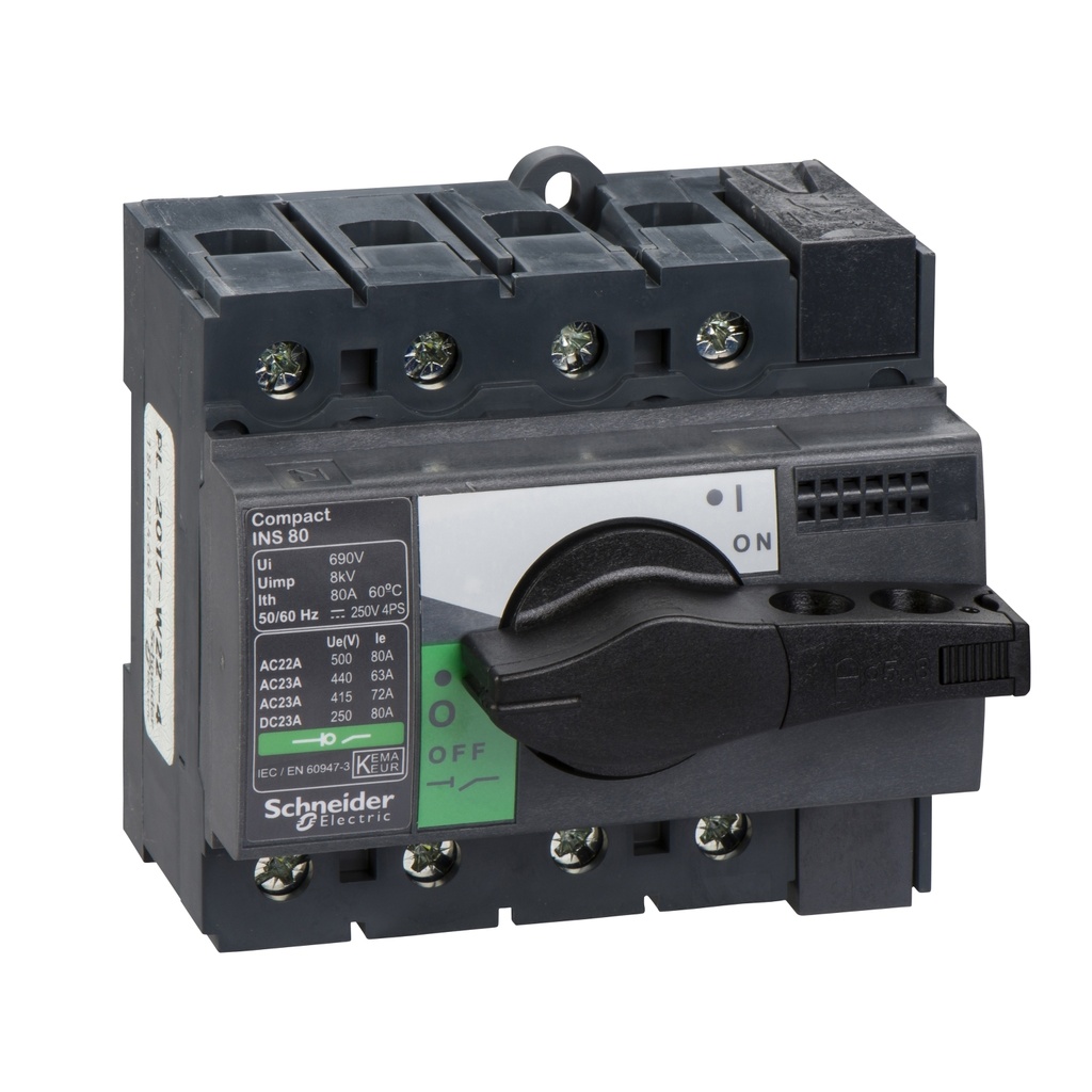 INTERRUPTOR MANUAL INS 80 4X80A