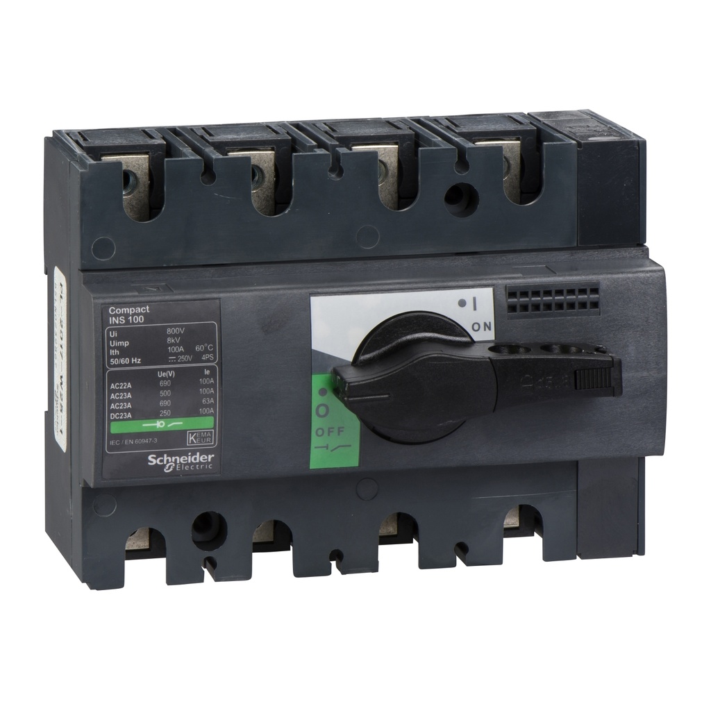 INTERRUPTOR MANUAL INS100  4X100A