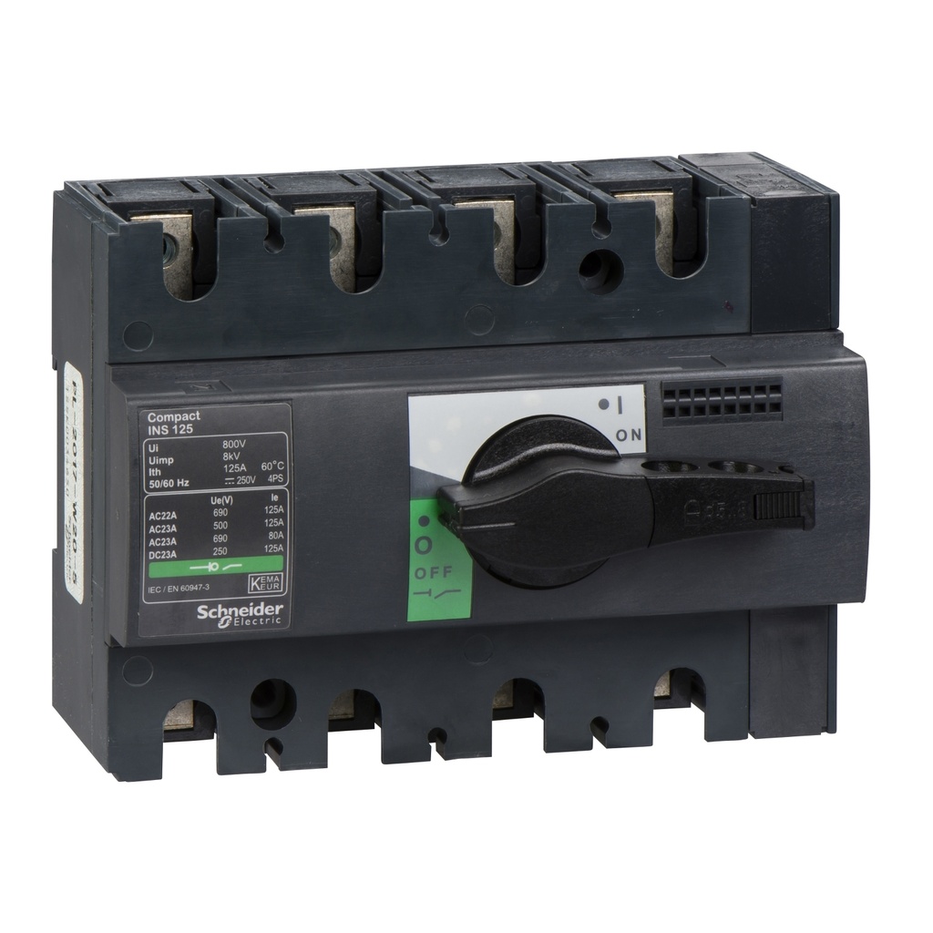 INTERRUPTOR MANUAL INS125 4X125A