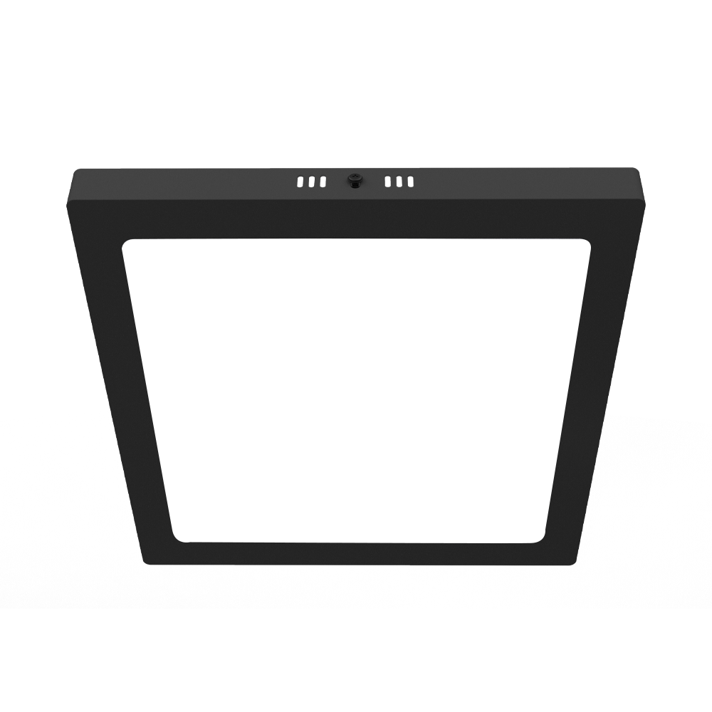 PLAFÓN LED CUADRADO NEGRO 24W 6000K