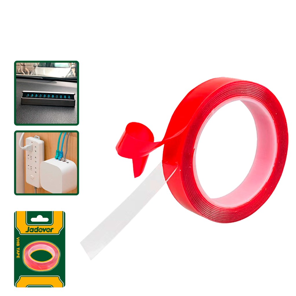 CINTA VHB DOBLE FAZ 2MTS