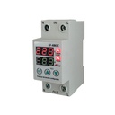 PROTECTOR DE TENSIÓN CONFIGURABLE CON VOLTÍMETRO Y AMPERÍMETRO, 63A MAX