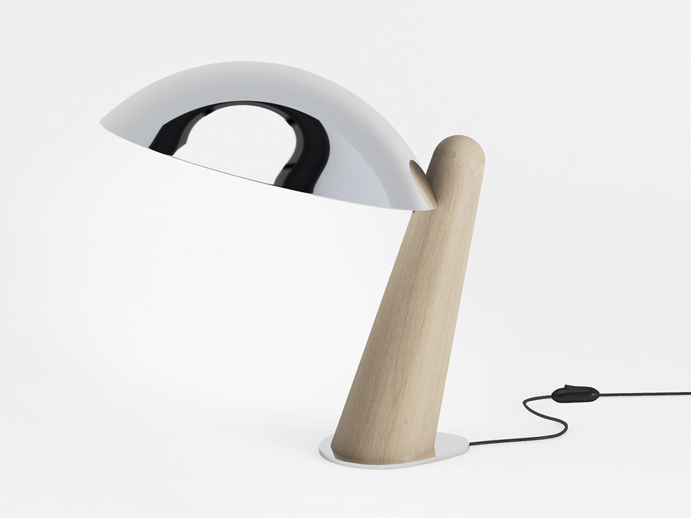 LÁMPARA DE MESA MADESCU CROMO