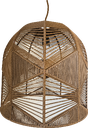 COLGANTE HILO MARRÓN 50x50cm