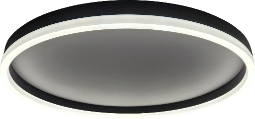 PLAFÓN LED LYRA 28W NEGRO Ø 50CM