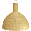 PANTALLA SOMBRERO RATAN 85X80CM