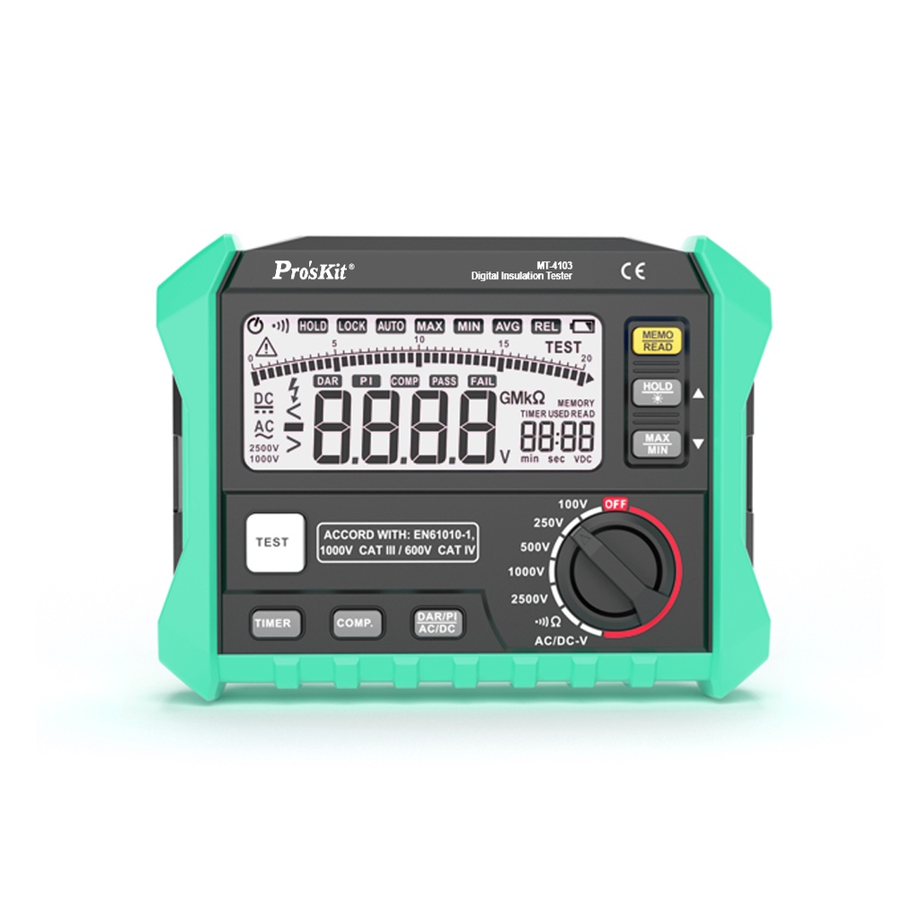 MEGOHMETRO DIGITAL 100 - 2500V