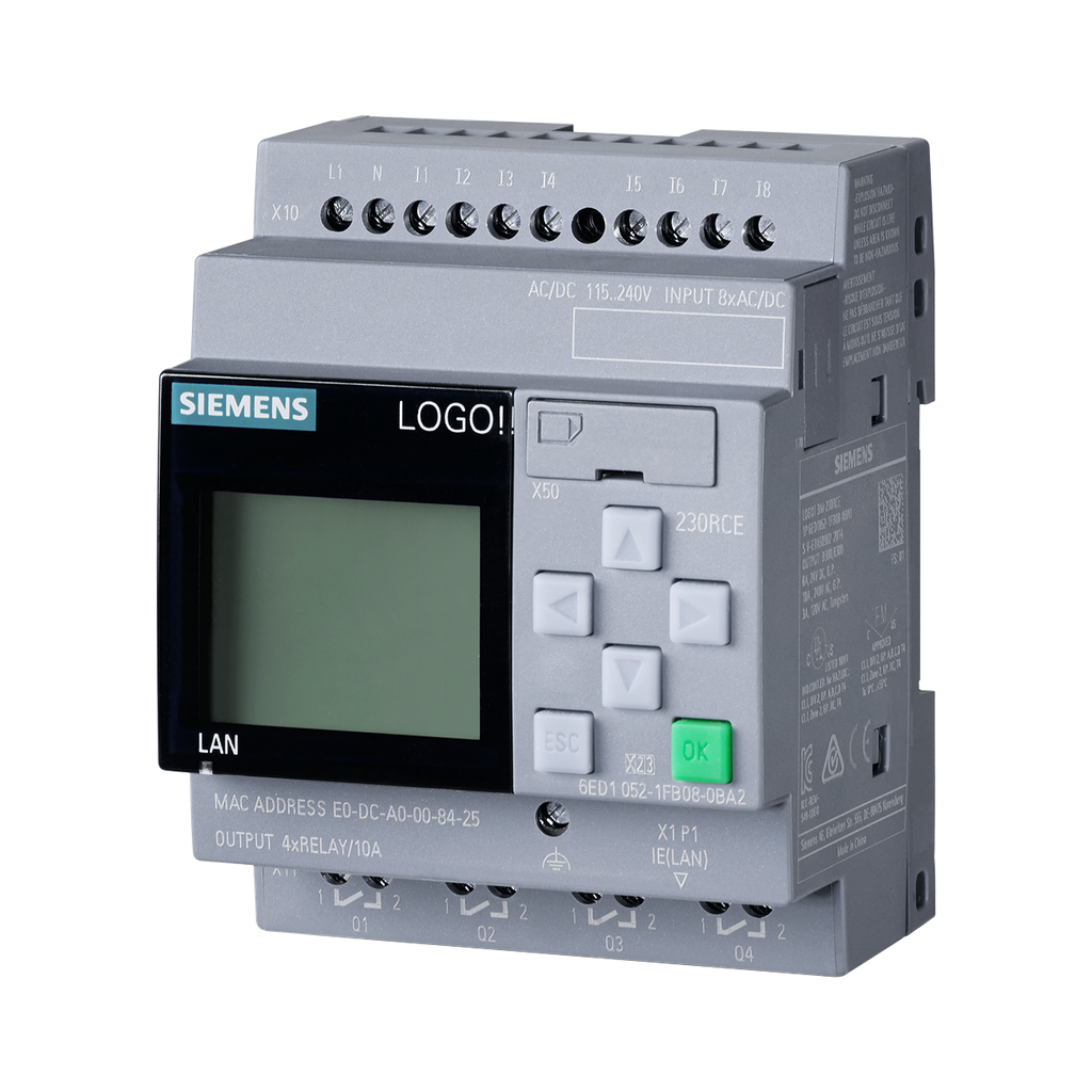 LOGO BASIC V8 230V RCE 8E/4S RELE   