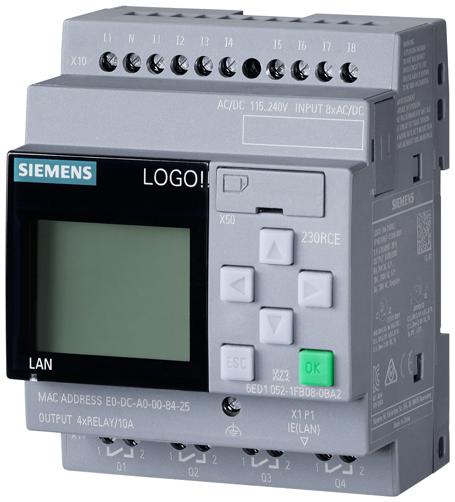 LOGO BASIC V8 230V RCE 8E/4S RELE   