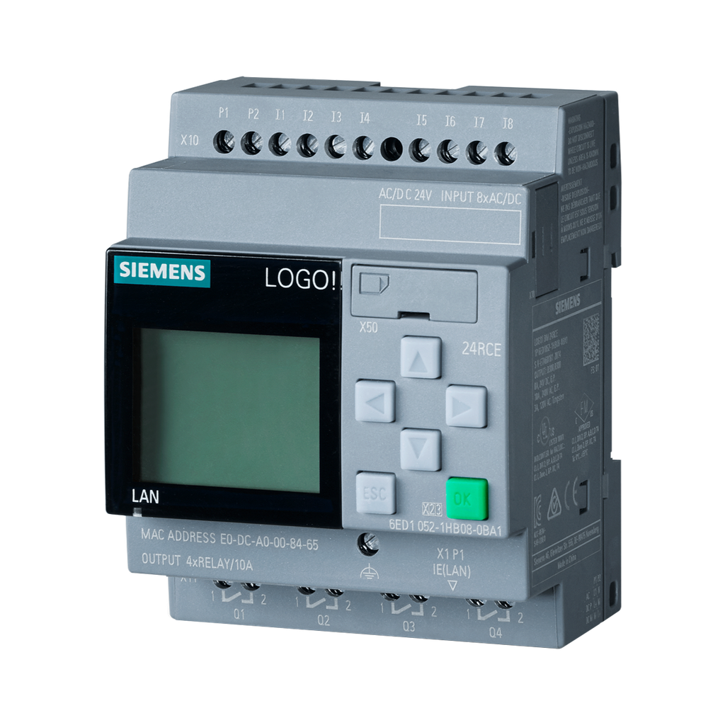 LOGO BASIC V8 24V RCE 8E/4S RELE    