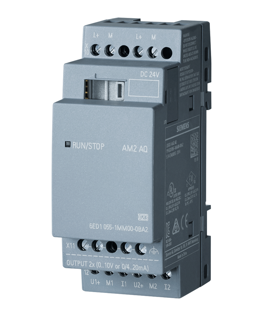 LOGO MODULO 2 SAL. ANALOG. V8  AM2AQ