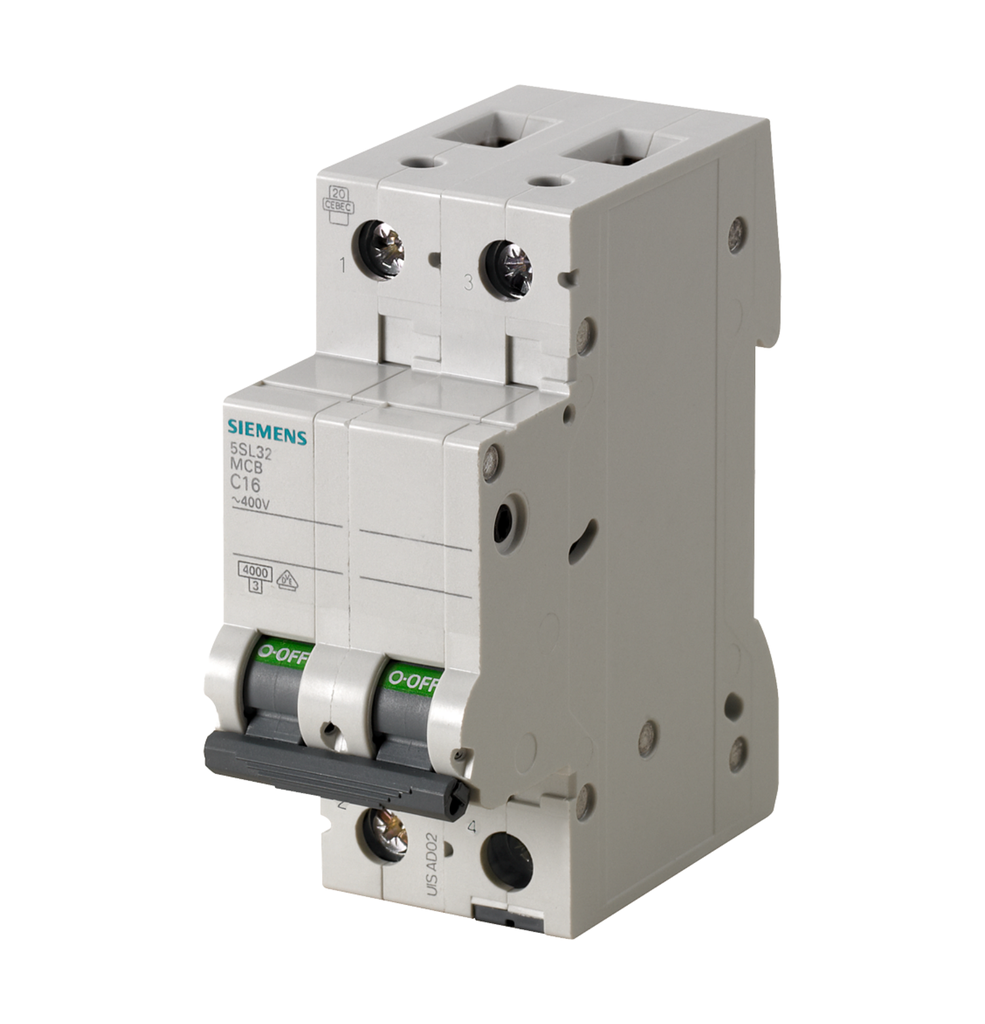 TERMOMAGNETICA 2X  4A DIN SIEMENS 4.5KA