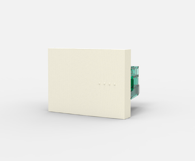 BAUHAUS BL MOD.PULSADOR TECLA DOBLE 