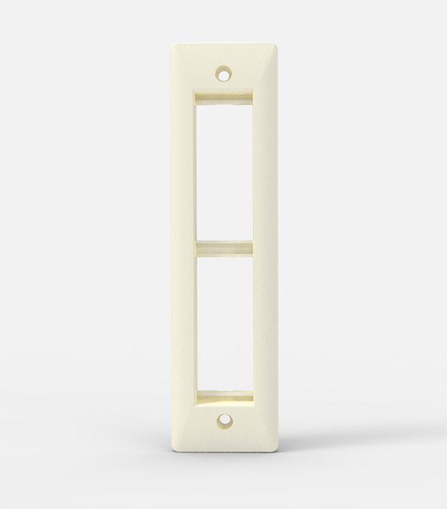 CAMBRE TAPA PERFILERIA 2 BOCAS BL   