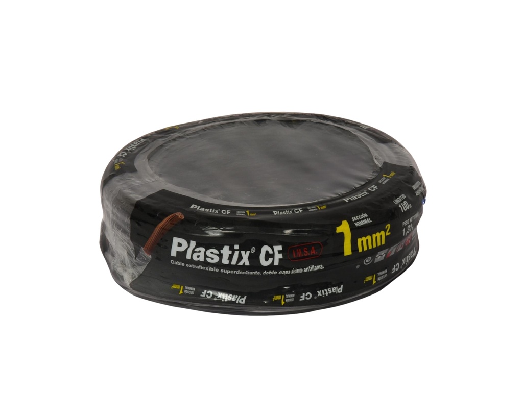 CABLE IMSA CF 1X  1.0mm² X100M NEGRO