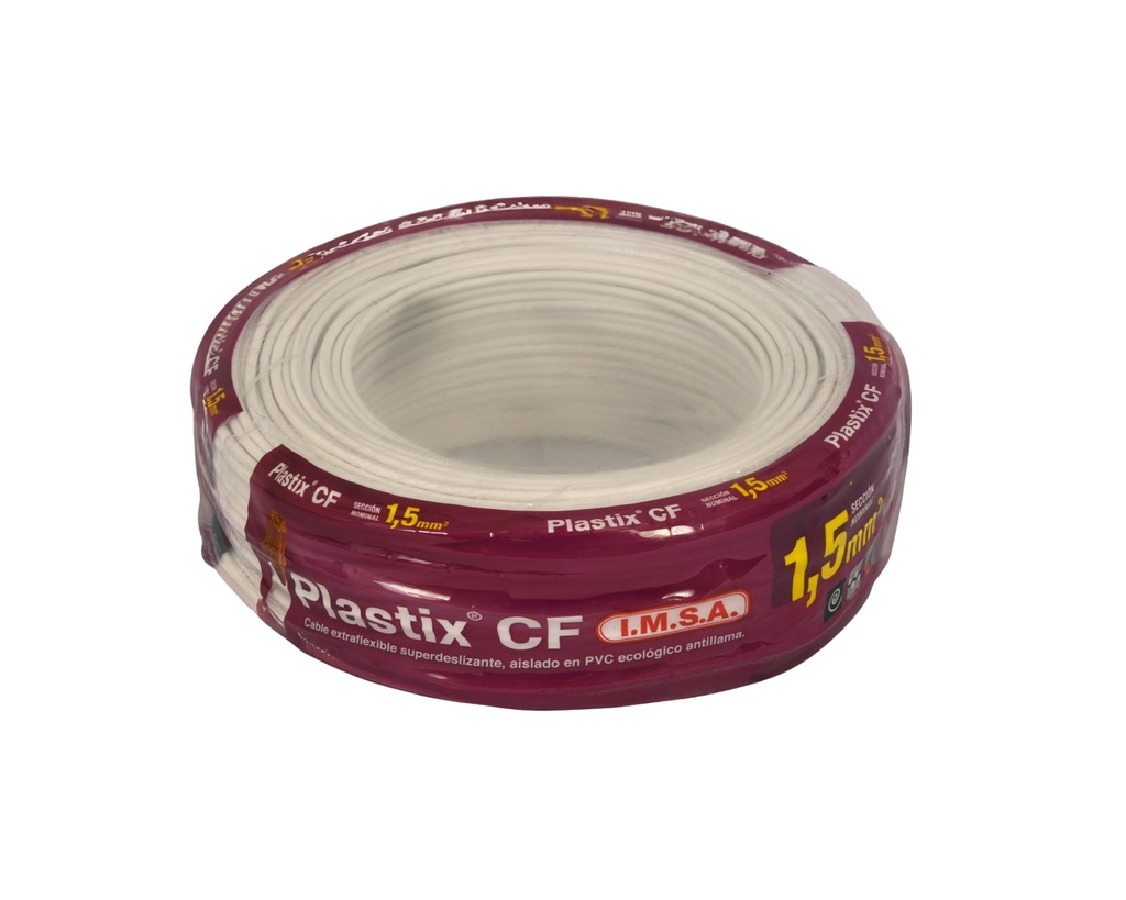 CABLE IMSA CF 1X  1.5mm² X100M BLANCO