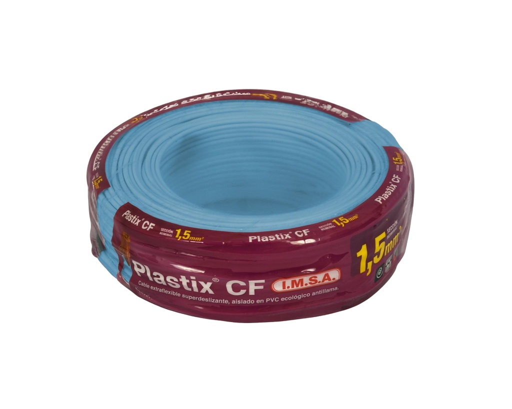 CABLE IMSA CF 1X  1.5mm² X100M CELESTE