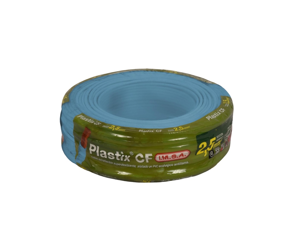 CABLE IMSA CF 1X  2.5mm² X100M CELESTE