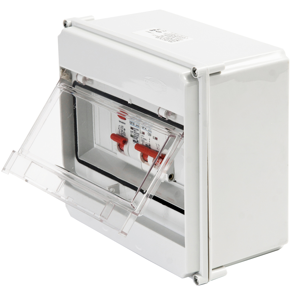 CAJA PILAR  8 POLOS DIN IP55