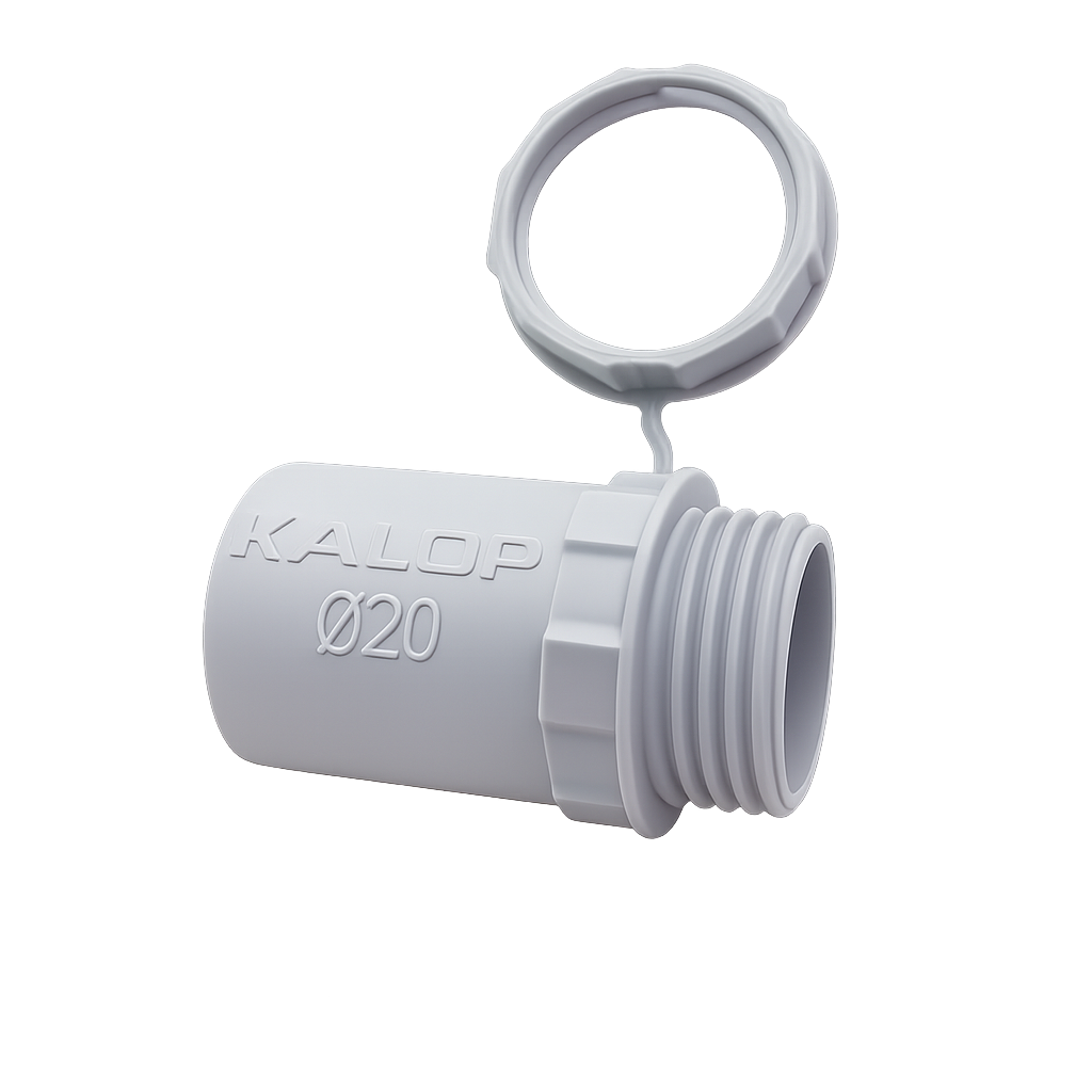 CAÑO PVC SEMI PESADO CONECTOR Ø 20mm IP44