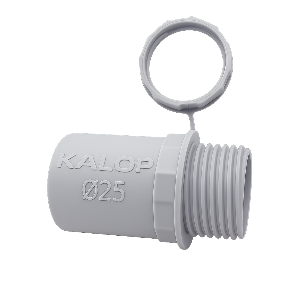 CAÑO PVC SEMI PESADO CONECTOR Ø 25mm IP44