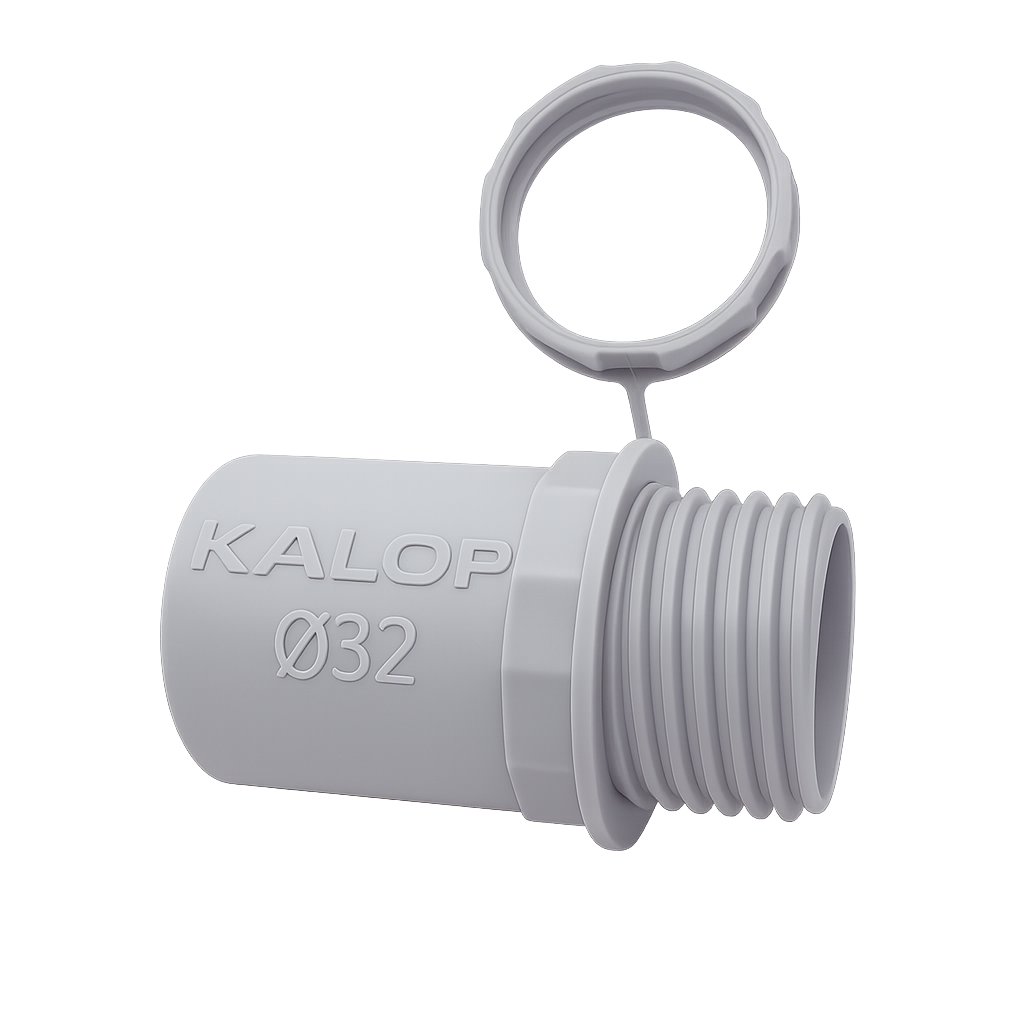 CAÑO PVC SEMI PESADO CONECTOR Ø 32mm IP44