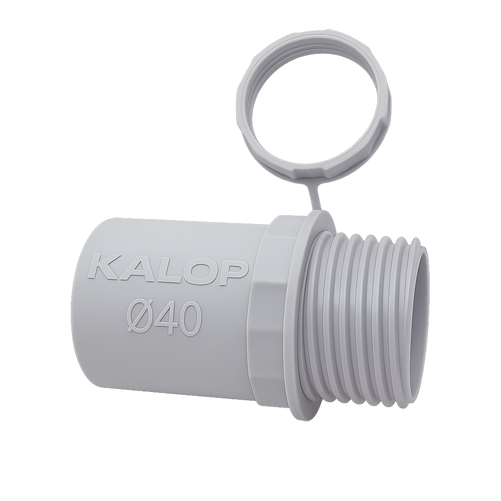 CAÑO PVC SEMI PESADO CONECTOR Ø 40mm IP44