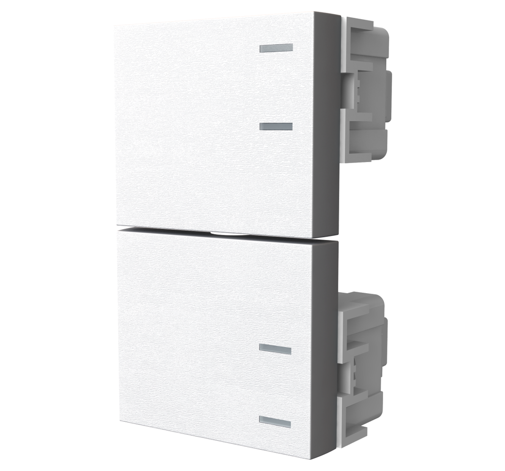 JELUZ - PLATINUM MÓDULO COMB. 1 1/2 x 2  BLANCO