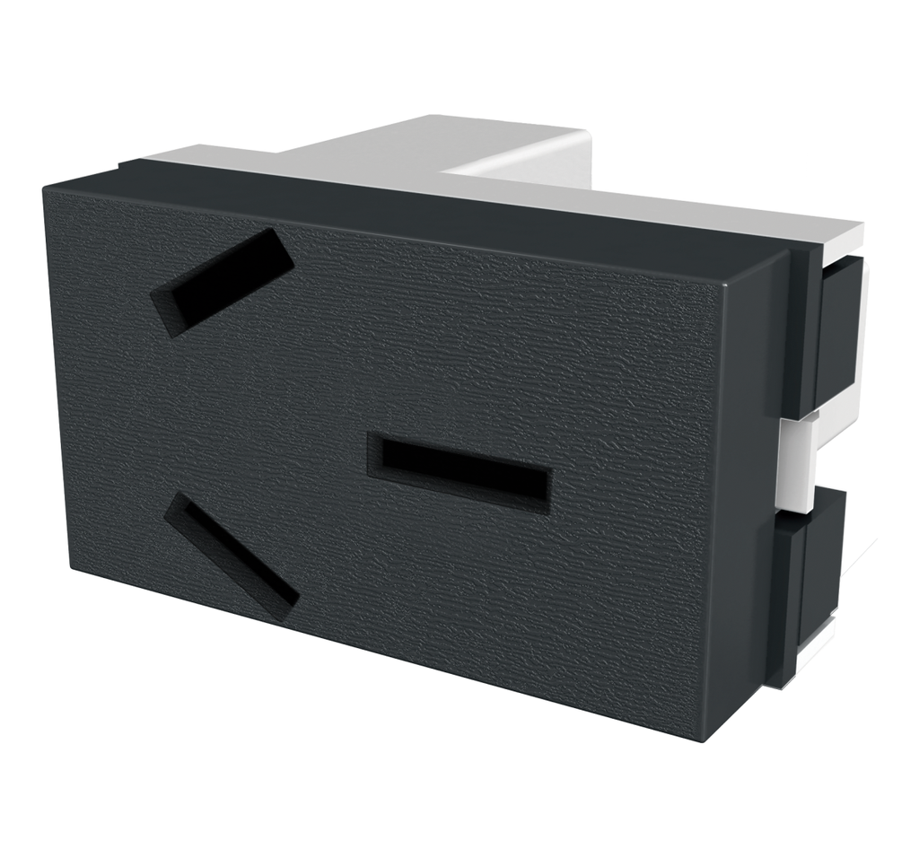 JELUZ - PLATINUM MÓDULO TOMA 20A NEG