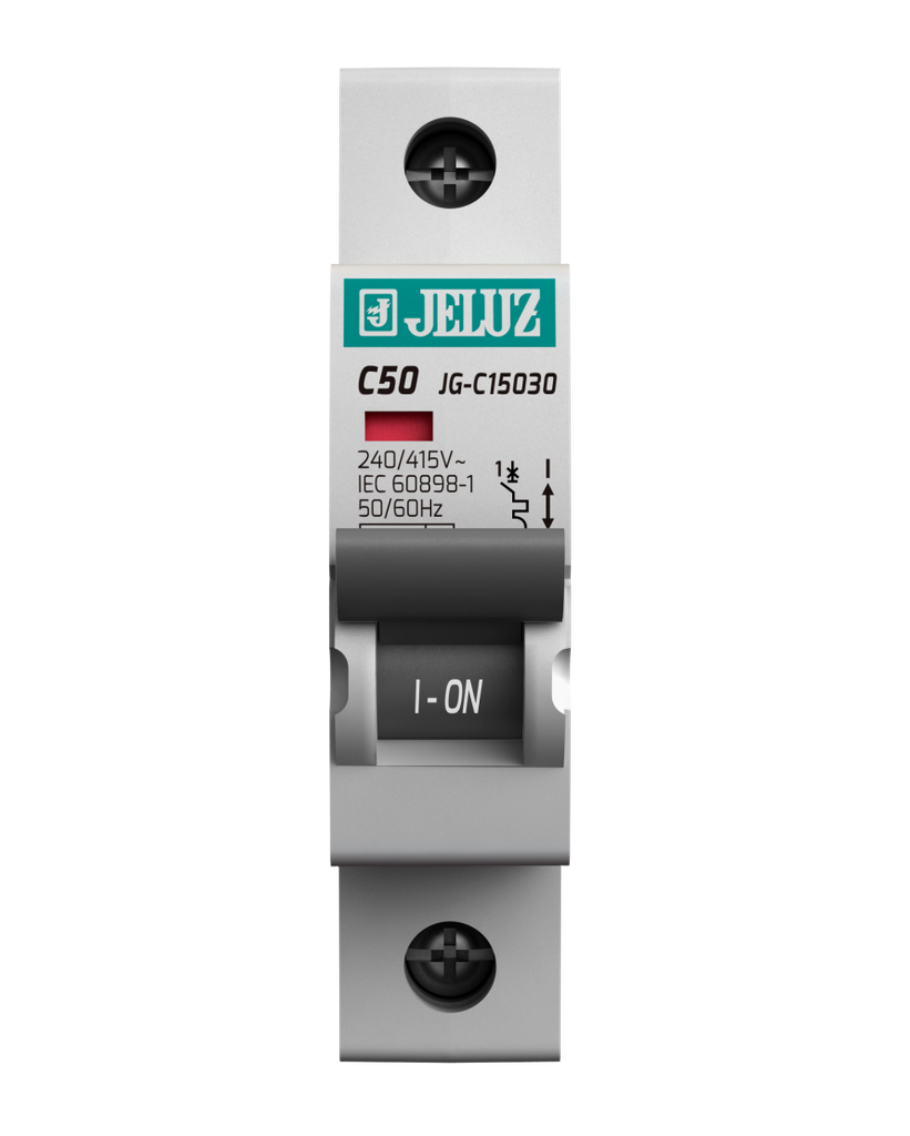 TERMOMAGNETICA 1X 50A DIN JELUZ 4,5KA