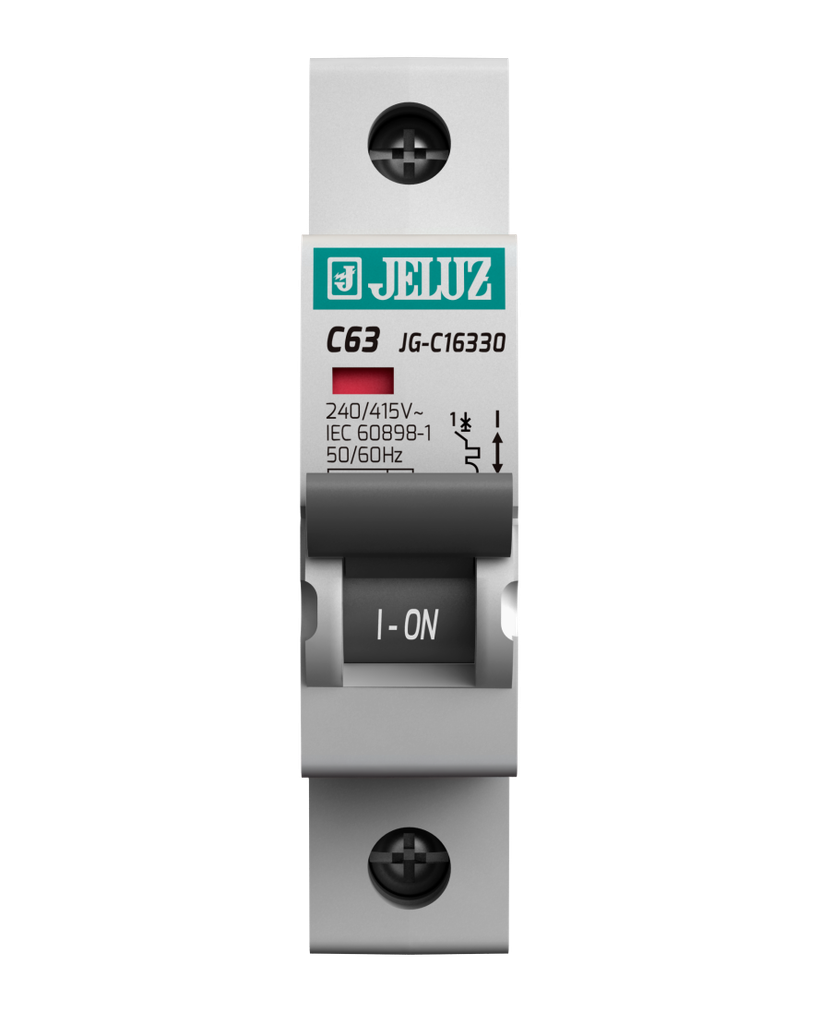 TERMOMAGNETICA 1X 63A DIN JELUZ 4,5KA