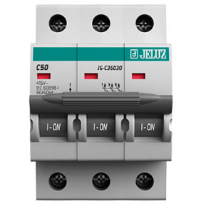TERMOMAGNETICA 3X 50A DIN JELUZ 4,5KA