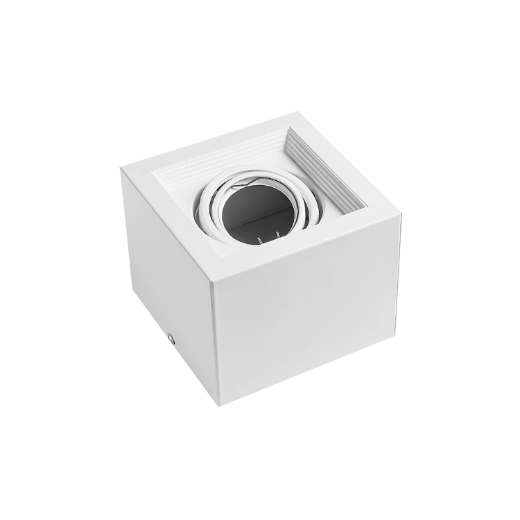 PLAFÓN CARDANICO DICROICA BLANCO