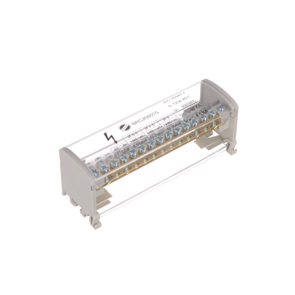BORNERA REPARTIDORA BIPOLAR 15 CONEXIONES 125A