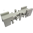 BORNERA REPARTID. SOPORTE RIEL