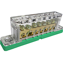 BORNERA REPARTID. UNIPOLAR 7 CONEX VERDE