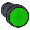 PULSADOR PLÁSTICO VERDE 1NA SCHNEIDER  