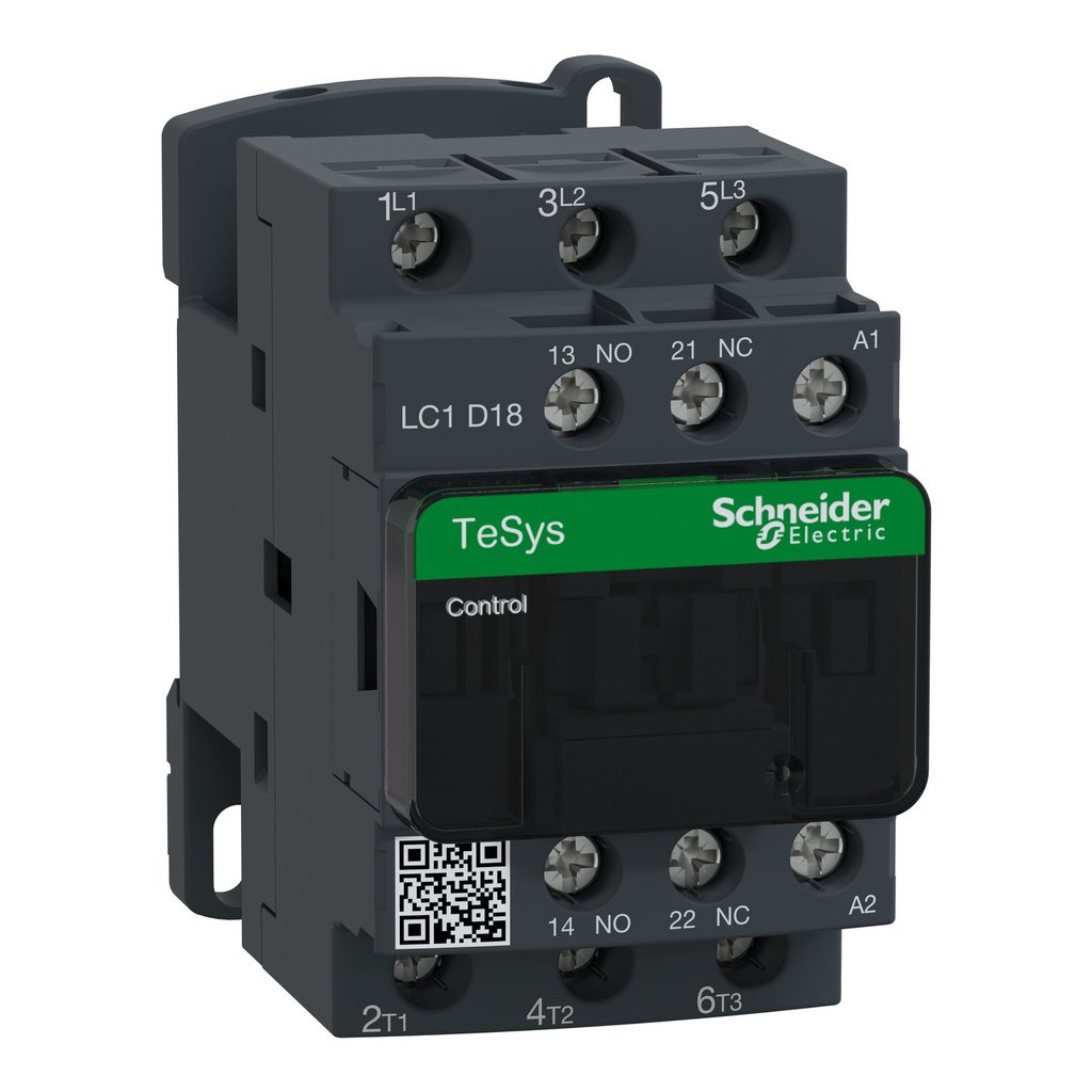 CONTACTOR LC1D 18M7 18A NA+NC 220V SCHNEIDER