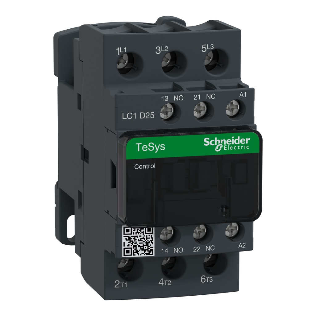 CONTACTOR LC1D 25F7 25A NA+NC 110V SCHNEIDER