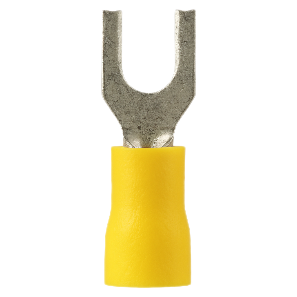 TERMINAL PREAISLADO C11 AMARILLO HORQUILLA 5MM