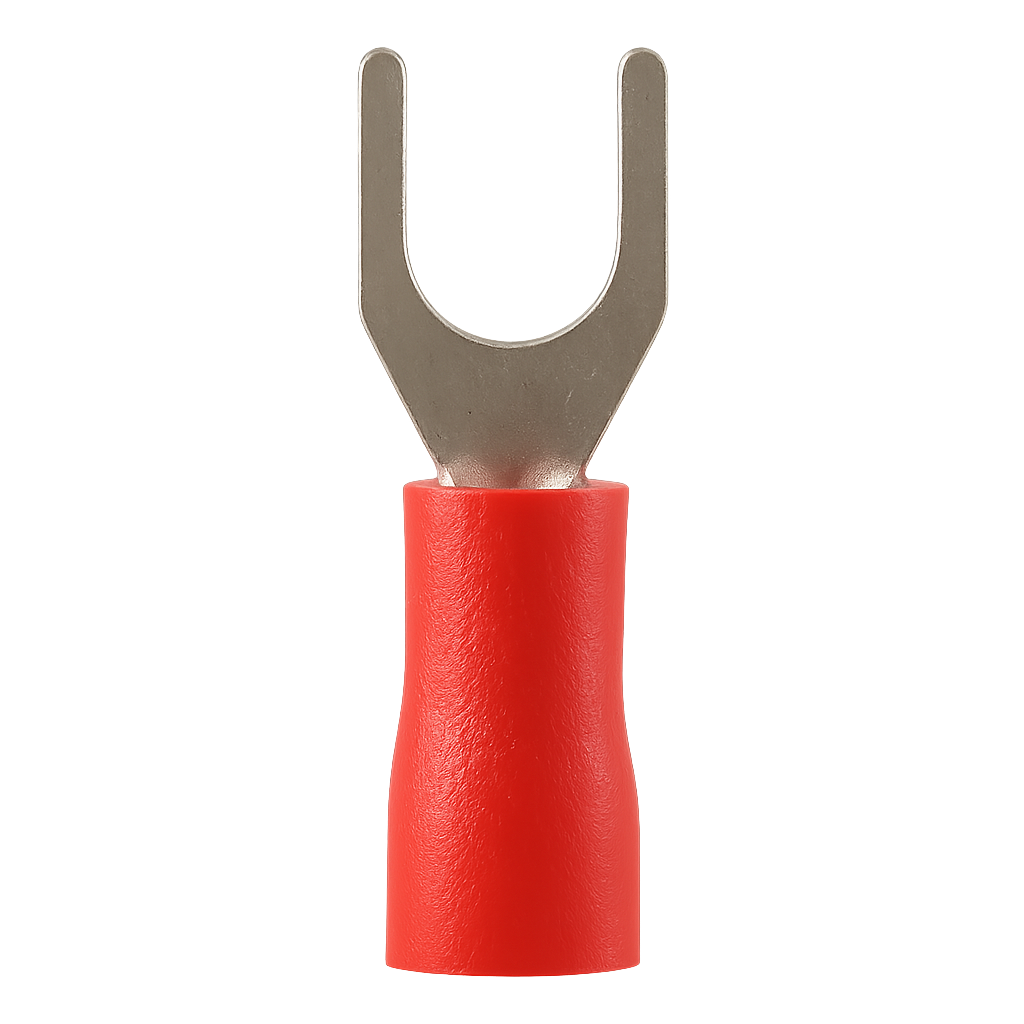 TERMINAL PREAISLADO A11 ROJO HORQUILLA 5MM