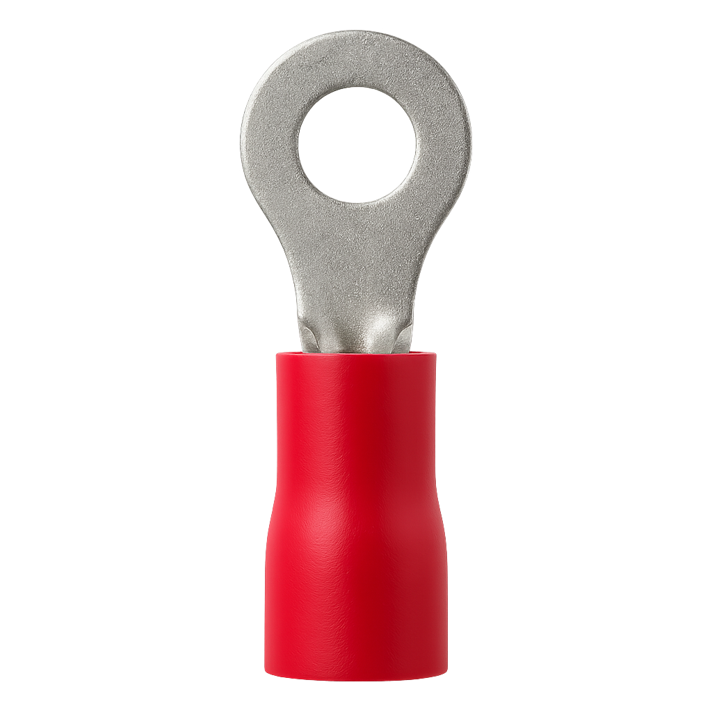 TERMINAL PREAISLADO A-4  ROJO OJAL Ø5MM