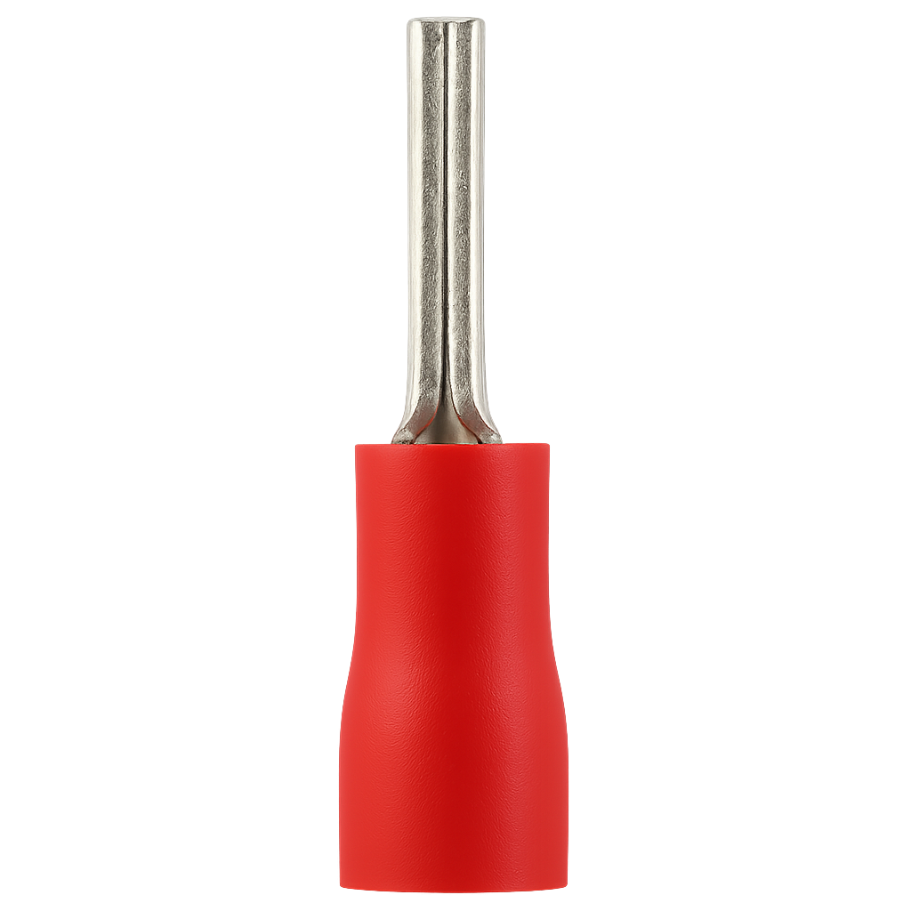 TERMINAL PREAISLADO A13 ROJO PIN LARGO