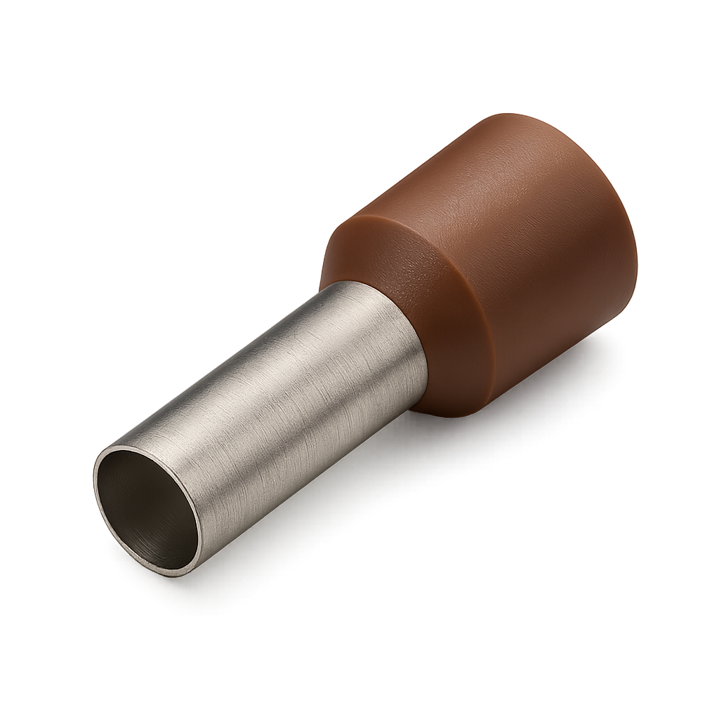 TERMINAL PUNTERA 10mm² MARRON  