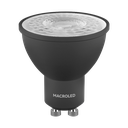 LAMPARA DICROICA LED 7W GU10 NEGRA 3000K