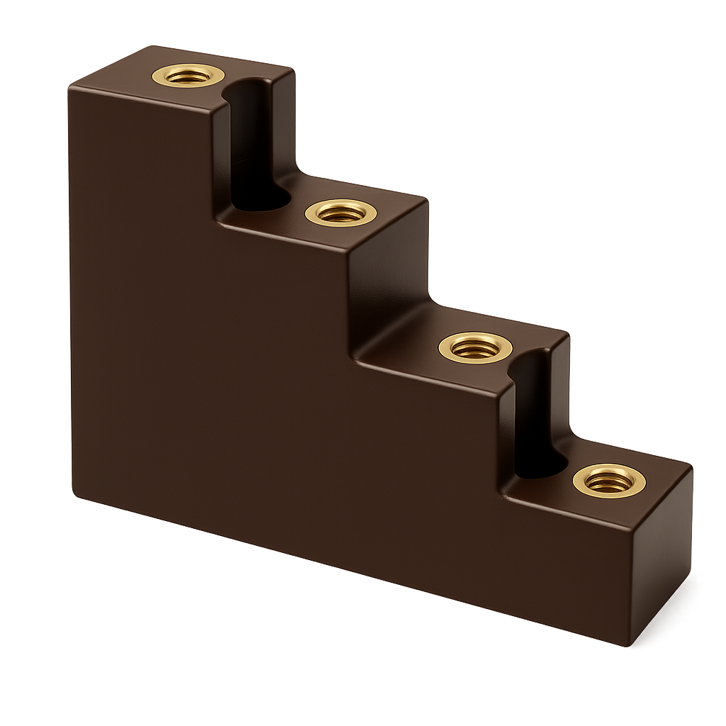 PORTABARRAS ESCALERA  90º 4x30mm HASTA 5mm