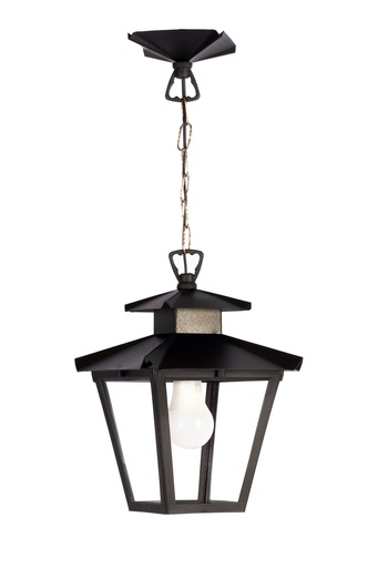 [2439] FAROL CUADRADO CHAPA CHICO COLGANTE 